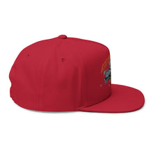 Load image into Gallery viewer, Rat Bastard - Embroidered Flat Bill Cap – Retro Trucking &amp; Beer Lover Snapback
