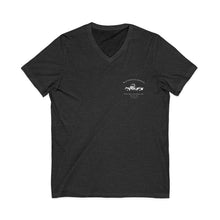 Load image into Gallery viewer, Women's Vintage Mama Jersey tee V-neck (print on back)
