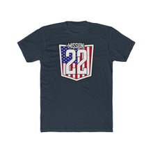 Load image into Gallery viewer, Men&#39;s - Mission 22 Shield - T-Shirt On Front - Several Colors
