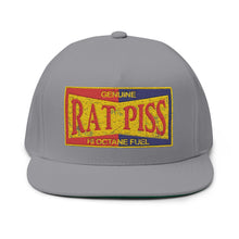 Load image into Gallery viewer, Rat Piss - Embroidered Flat Bill Cap – Retro Trucking &amp; Beer Lover Snapback
