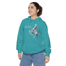 Load image into Gallery viewer, Tyler and Bronco - relaxed fit, soft fabric, unisex garment-dyed hoodie.
