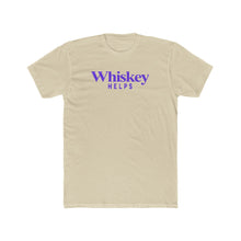 Load image into Gallery viewer, Whiskey Helps Purple - Print On Front
