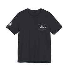 Load image into Gallery viewer, Women&#39;s Rufus &amp; Lucifer Jersey tee (print on back)
