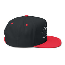Load image into Gallery viewer, Pew Pew - Embroidered Flat Bill Cap – Retro Trucking &amp; Beer Lover Snapback
