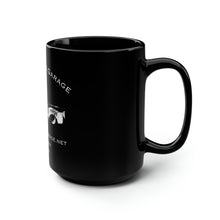 Load image into Gallery viewer, Rustoration Garage - Black Mug 15oz
