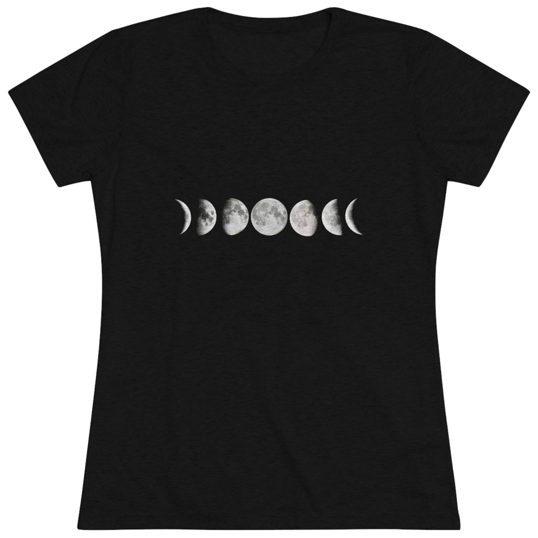 Women's Moon phase Triblend Tee