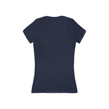 Load image into Gallery viewer, Women&#39;s Try that in a small town -  Jersey Short Sleeve Deep V-Neck Tee
