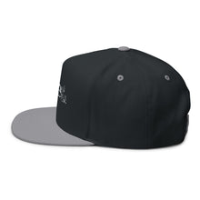 Load image into Gallery viewer, Pew Pew - Embroidered Flat Bill Cap – Retro Trucking &amp; Beer Lover Snapback
