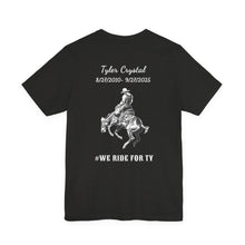 Load image into Gallery viewer, Memorial for Ty Crystal - Bronco (Print on back)- Jersey short sleeve shirt

