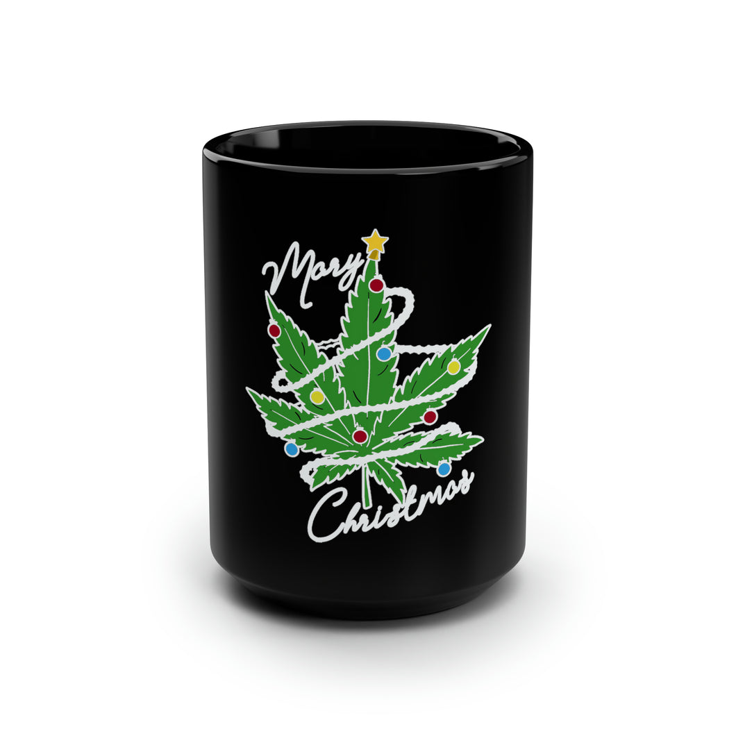 Mary Christmas - Black Mug 15oz