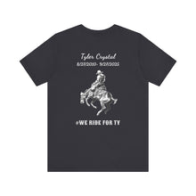 Load image into Gallery viewer, Memorial for Ty Crystal - Bronco (Print on back)- Jersey short sleeve shirt
