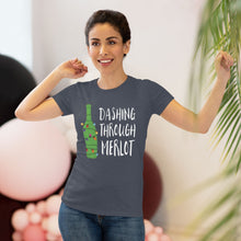 Load image into Gallery viewer, Dashing Through Merlot - Women's Triblend Tee
