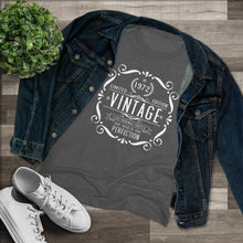 Load image into Gallery viewer, Women's 1972 Vintage Triblend Tee
