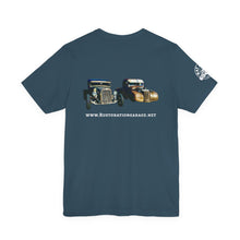 Load image into Gallery viewer, Women&#39;s Rufus &amp; Lucifer Jersey tee (print on back)
