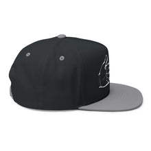 Load image into Gallery viewer, Pew Pew - Embroidered Flat Bill Cap – Retro Trucking &amp; Beer Lover Snapback

