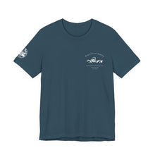 Load image into Gallery viewer, Women&#39;s Rufus &amp; Lucifer Jersey tee (print on back)
