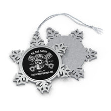 Load image into Gallery viewer, Pewter Rat Rod Nation Snowflake Ornament
