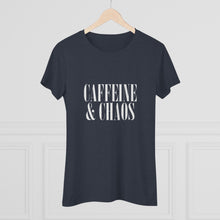 Load image into Gallery viewer, Women&#39;s Coffee &amp; Chaos Triblend Tee
