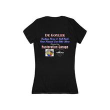 Load image into Gallery viewer, Women&#39;s Deep V neck Degoyler Car Show (print on back)

