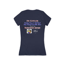 Load image into Gallery viewer, Women&#39;s Deep V neck Degoyler Car Show (print on back)

