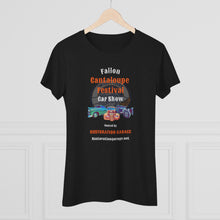 Load image into Gallery viewer, Women&#39;s Cantaloupe Festival - Print on front - Triblend Tee
