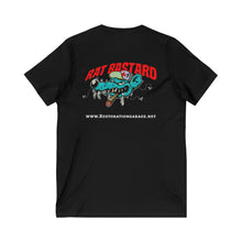 Load image into Gallery viewer, Women&#39;s Rat Bastard (print on back) Jersey V-neck Tee
