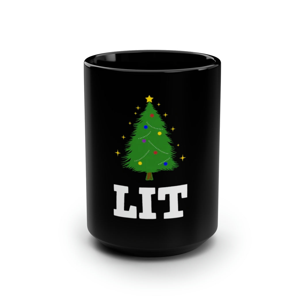 Lit - Black Mug 15oz