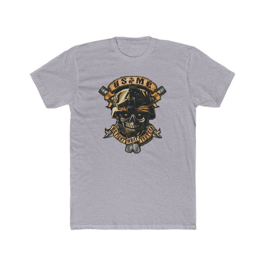 Men's USMC - T-Shirt On Front (Many Colors)