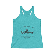 Load image into Gallery viewer, Women&#39;s Rustoration Garage Tri-Blend Racerback Tank
