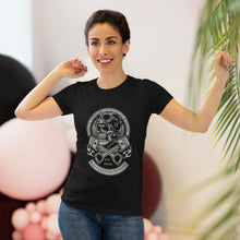 Load image into Gallery viewer, Women&#39;s Rustoration Garage skull Triblend Tee
