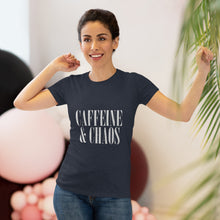 Load image into Gallery viewer, Women&#39;s Coffee &amp; Chaos Triblend Tee
