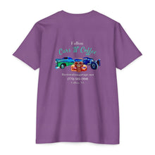 Load image into Gallery viewer, Women&#39;s Jersey soft Tee Fallon Cars &quot;N&quot; Coffee (Print on back)
