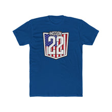Load image into Gallery viewer, Men&#39;s - Mission 22 Shield - T-Shirt On Front - Several Colors
