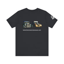 Load image into Gallery viewer, Women&#39;s Rufus &amp; Lucifer Jersey tee (print on back)
