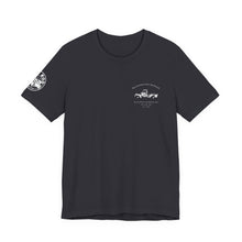 Load image into Gallery viewer, Women&#39;s Rufus &amp; Lucifer Jersey tee (print on back)
