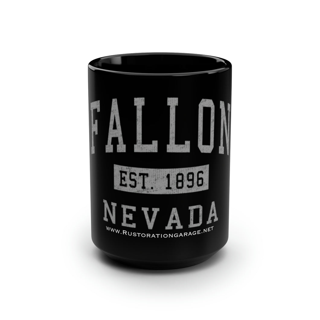 Fallon 1896 - Black Mug, 15oz