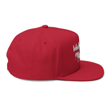 Load image into Gallery viewer, Work Hard Stay High Embroidered Flat Bill Cap – Retro Trucking &amp; Beer Lover Snapback
