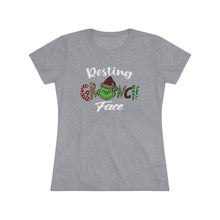 Load image into Gallery viewer, Resting Grinch Face - Women's Triblend Tee
