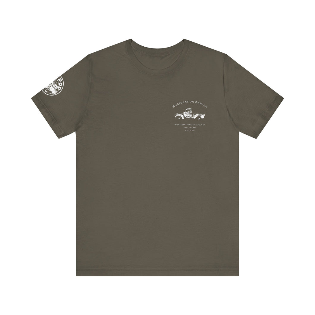 Women's Rufus & Lucifer Jersey tee (print on back)
