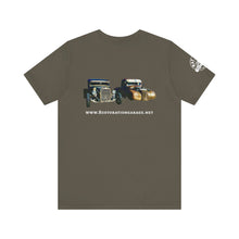 Load image into Gallery viewer, Women&#39;s Rufus &amp; Lucifer Jersey tee (print on back)

