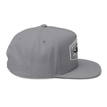 Load image into Gallery viewer, Rustoration Garage Embroidered Flat Bill Cap – Retro Trucking &amp; Beer Lover Snapback
