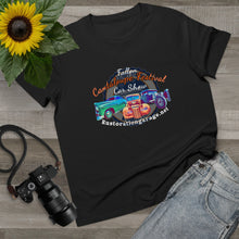 Load image into Gallery viewer, Women’s Maple Tee - Cantaloupe festival - Print on Front
