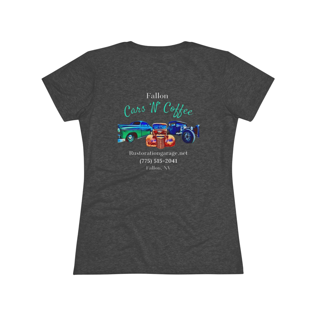 Women's Tri Blend Fallon Cars 