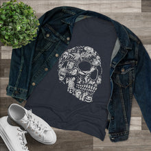 Load image into Gallery viewer, Women&#39;s Horror Skull - Triblend Tee
