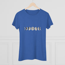 Load image into Gallery viewer, Women&#39;s Moon phase Triblend Tee
