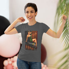 Load image into Gallery viewer, Women's Pin-up Bomber Triblend Tee
