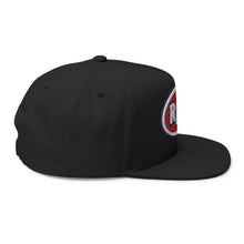 Load image into Gallery viewer, Copy of Rats the New Hot Rod Embroidered Flat Bill Cap – Retro Trucking &amp; Beer Lover Snapback
