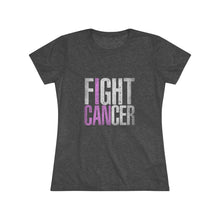 Load image into Gallery viewer, Women's I can fight Cancer Triblend Tee
