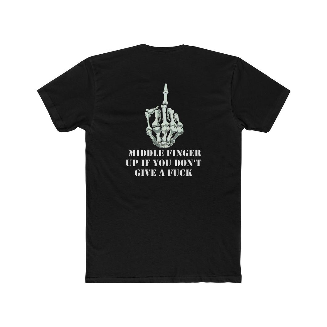 Middle Finger Up - Print On Back