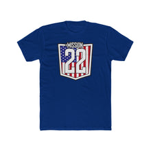 Load image into Gallery viewer, Men&#39;s - Mission 22 Shield - T-Shirt On Front - Several Colors
